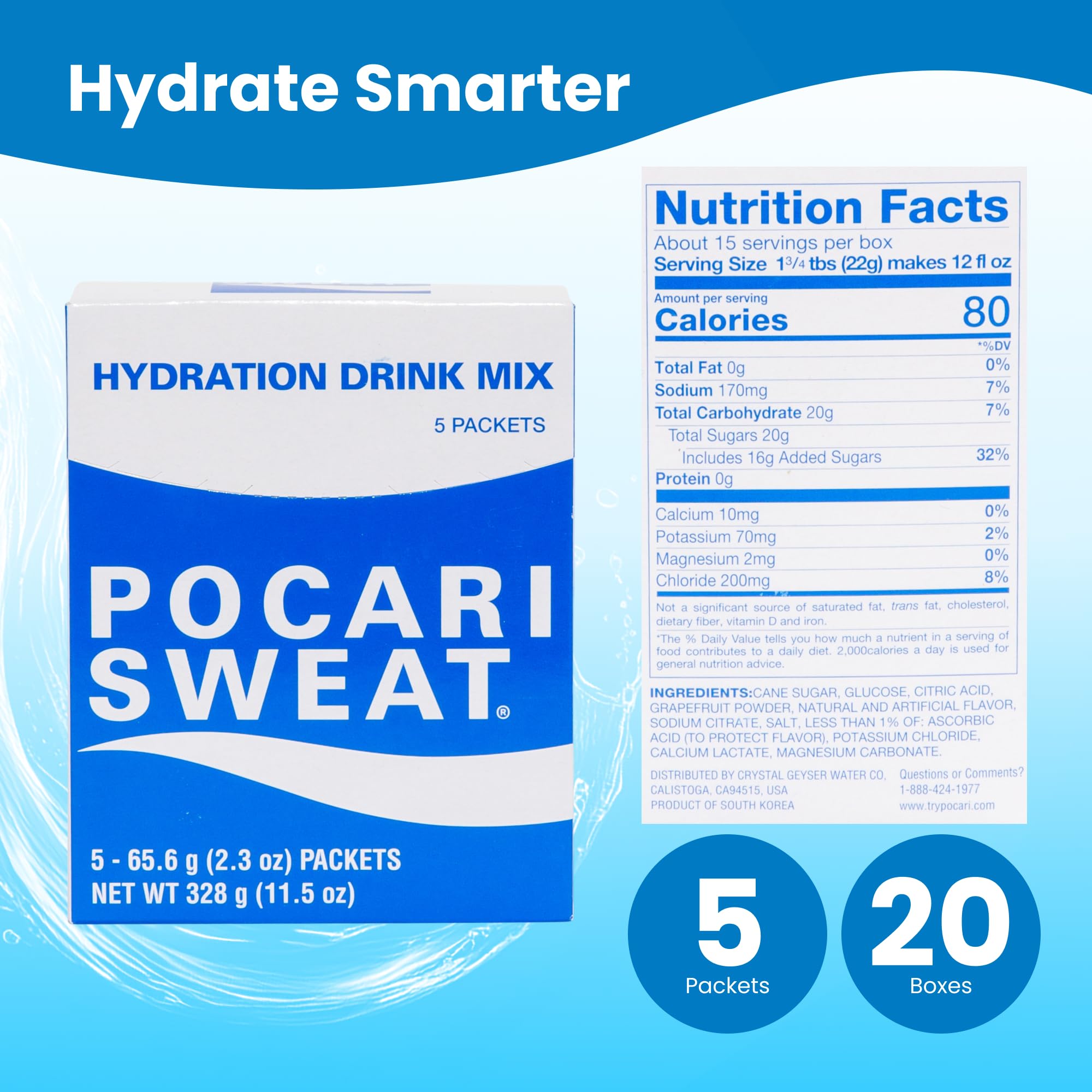 Amazon.com: Pocari Sweat Electrolyte Drink, 20 Box Case, 100